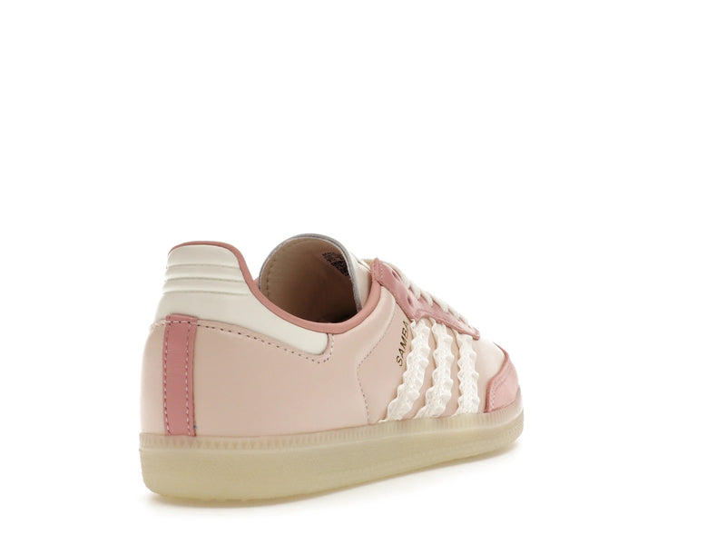 Adidas Samba Ruffle Stripes Pack Wonder Mauve Womens - Wonder Aqua/Off White/Wonder Mauve - JR8830 - 30