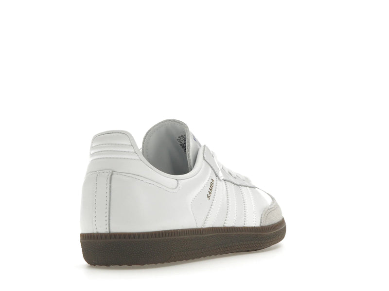 Adidas Samba Cloud White Blue Gum - Cloud White/Cloud White/Gum - IE3439 - 30