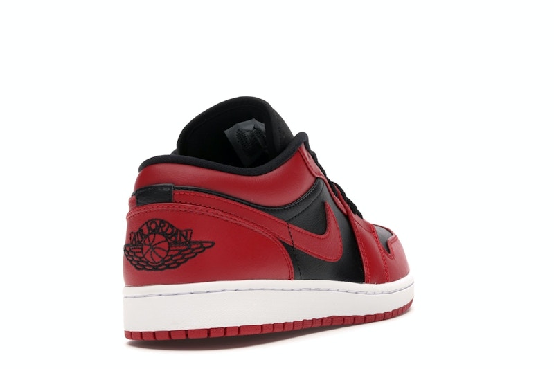 Air Jordan 1 Low Reverse Bred - Gym Red/Black-Gym Red-White - 553558-606 - 30