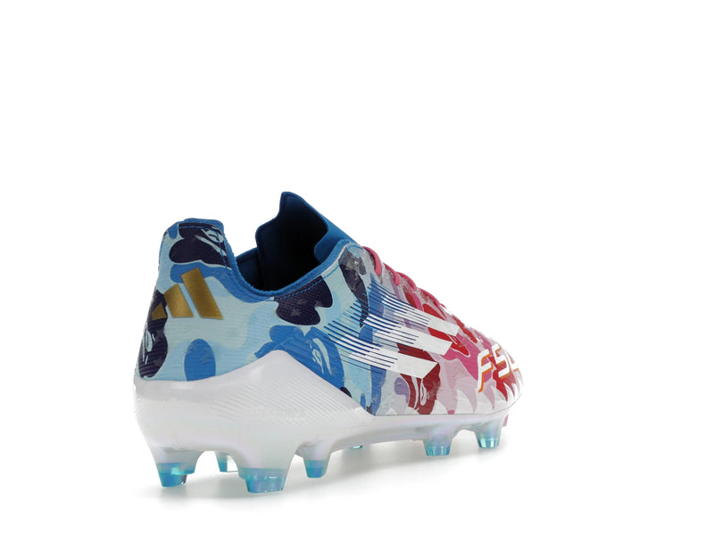 Adidas F50 Elite Fg Bape Multi Camo - Clear Pink/Cloud White/Icey Blue - JS0573 - 30