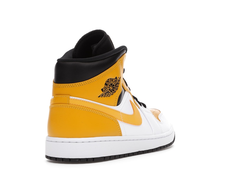 Air Jordan 1 Mid University Gold - White/University Gold-Black - 554724-170 - 30