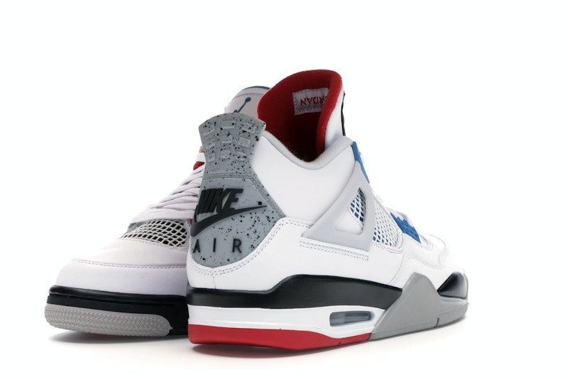 Air Jordan 4 Retro What The - White/Military Blue-Fire Red-Black-Cement Grey - CI1184-146 - 30