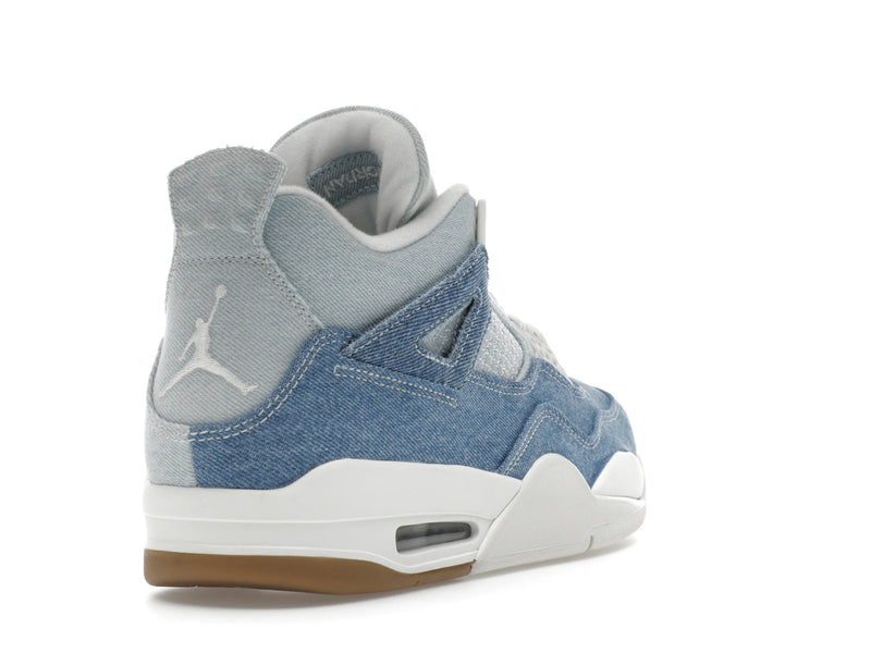 Air Jordan 4 Retro Tex Denim Worn Blue - Sail/Gum Light Brown-Worn Blue-Sail-Metallic Gold - IB6716-100 - 30