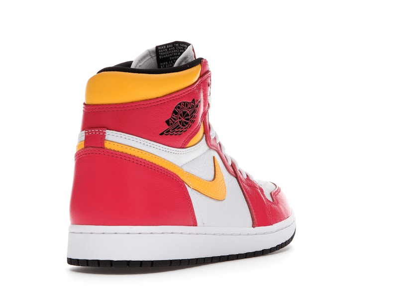 Air Jordan 1 Retro High OG Light Fusion Red - Light Fusion Red/White-Laser Orange-Black - 555088-603 - 30