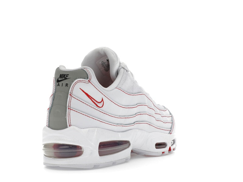Nike Air Max 95 OG Big Bubble White University Red - White/University Red/Wolf Grey - IB7936-100 - 30