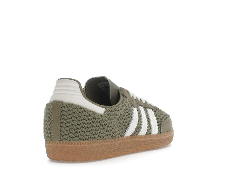 adidas Samba OG Crochet Pack Orbit Green (Women's) - Orbit Green/Cream White/Gum - JR9447 - 30