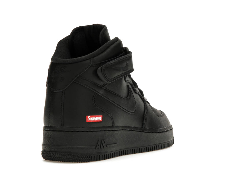 Nike Air Force 1 Mid Supreme Black - Black/Black-Black - FZ8784-001 - 30