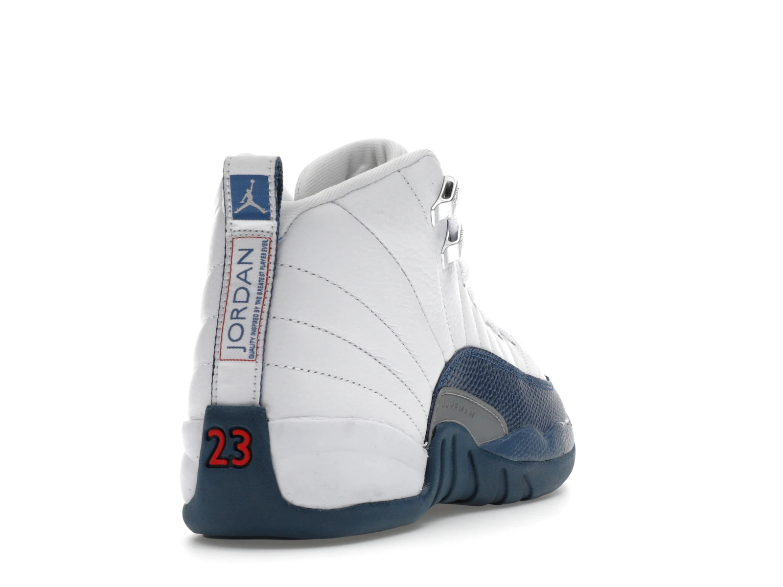 Air Jordan 12 Retro French Blue (2025) (GS) - White/French Blue/Metallic Silver/Varsity Red - 153265-114 - 30
