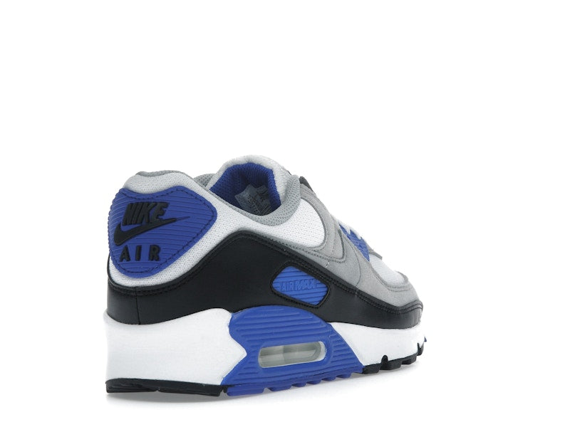 Nike Air Max 90 Hyper Royal - White/Light Smoke Grey/Black/Particle Grey - DM0029-112 - 30