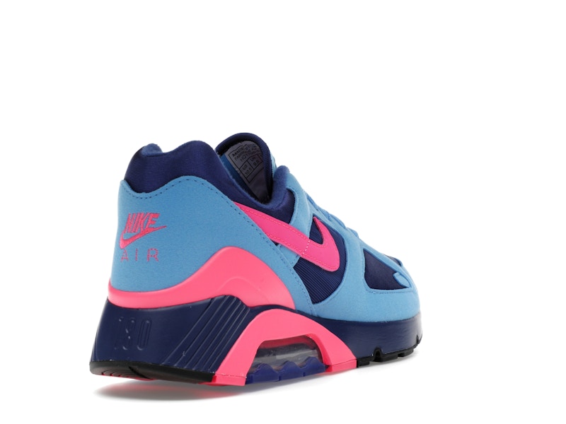 Nike Air Max 180 University Blue Hyper Pink - University Blue/Hyper Pink/Deep Royal Blue - HQ1706-401 - 30