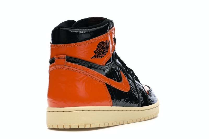 Air Jordan 1 Retro High Shattered Backboard 3 - Black/Pale Vanilla-Starfish - 555088-028 - 30