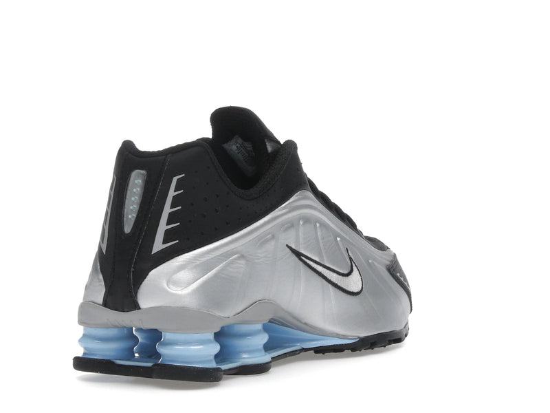 Nike Shox R4 Metallic Silver Black Psychic Blue - Metallic Silver/Black/Psychic Blue/Metallic Silver - HQ1988-004 - 30