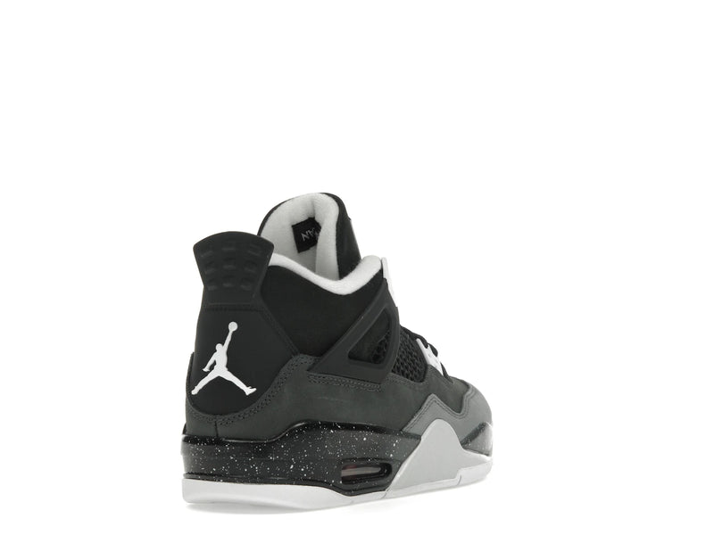 Air Jordan 4 Retro Fear (2024) (GS) - Black/White/Anthracite/Black/Pure Platinum - FQ8213-002 - 30