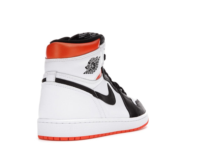 Air Jordan 1 Retro High Electro Orange - White/Electro Orange-Black - 555088-180 - 30