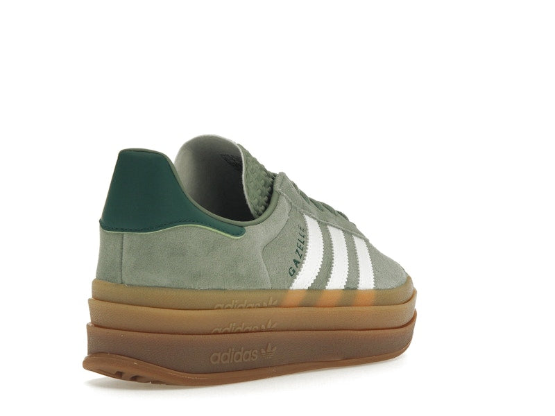 adidas Gazelle Bold Silver Green Gum (Womens) - Silver Green/Cloud White/Collegiate Green - ID6998 - 30