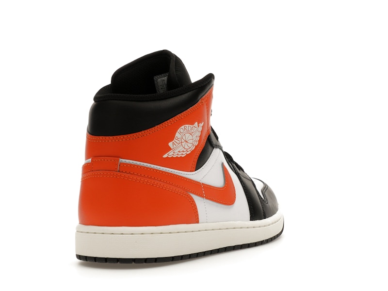 Air Jordan 1 Mid Black Toe Starfish - Starfish/White/Sail/Black - DQ8426-801 - 30