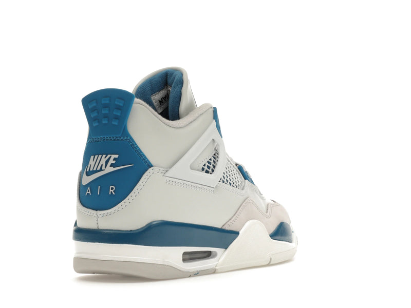 Air Jordan 4 Retro Military Blue (2024) (GS) - Off-White/Military Blue/Neutral Grey - HF4281-141 - 30