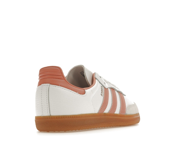 adidas Samba OG White Wonder Clay Gum (Women's) - Cloud White/Wonder Clay/Crystal White - IG5932 - 30