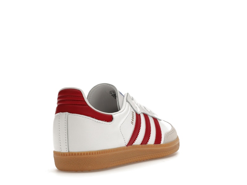 Adidas Samba OG White Burgundy Gum - Cloud White/Burgundy/Gum - IF3813 - 30