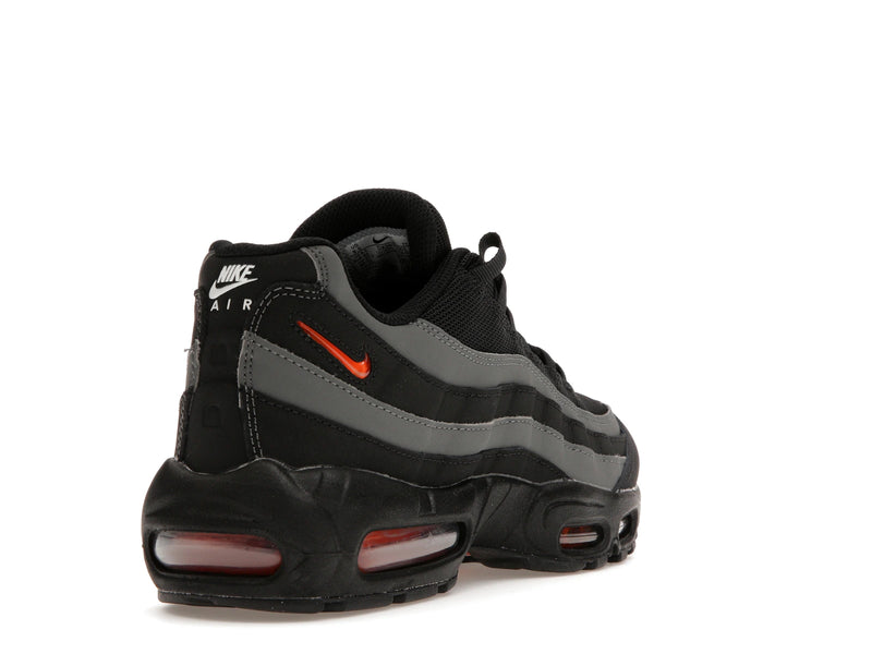 Nike Air Max 95 Black Grey Safety Orange - Black/Grey/Safety Orange - DX2657-001 - 30