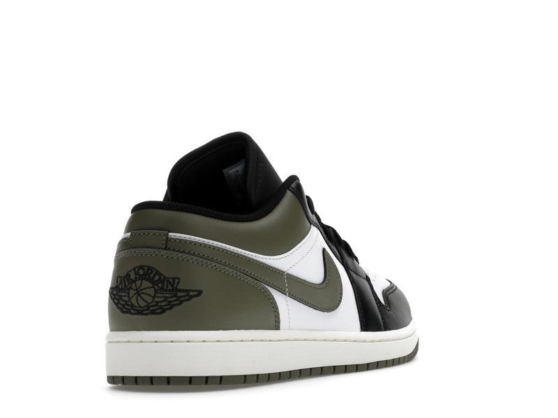 Air Jordan 1 Low Black Toe Medium Olive - Black/Medium Olive/White - 553558-092 - 30