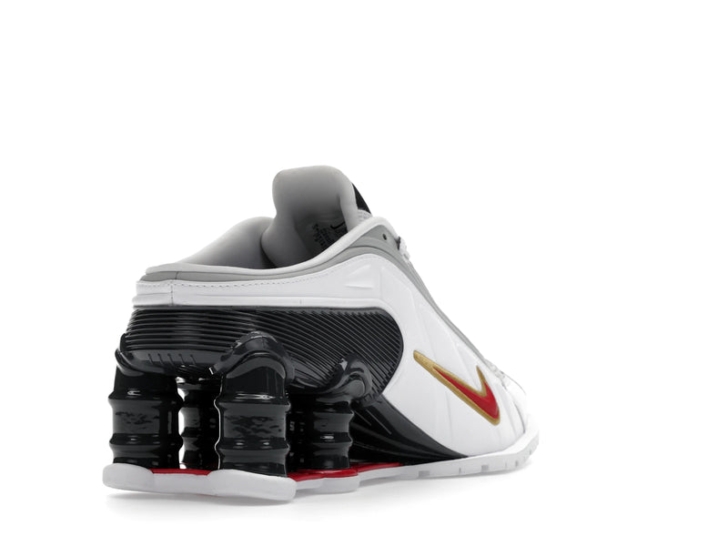 Nike Shox Mr4 Mule Martine Rose Metallic Platinum Varsity Red - White/Varsity Red/Metallic Platinum/Dark Charcoal - IM5420-100 - 30