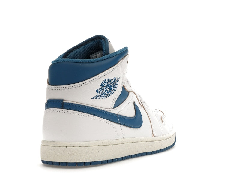 Air Jordan 1 Mid SE Industrial Blue - White/Sail/Industrial Blue - FN5215-141 - 30