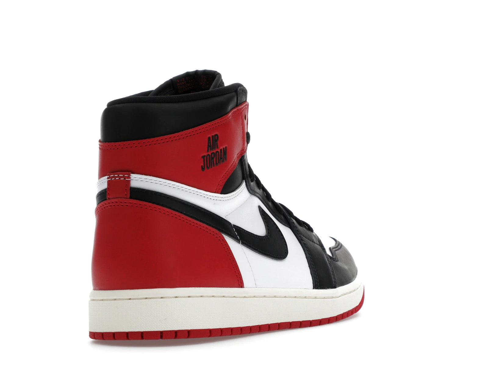 Air Jordan 1 Retro High OG Black Toe Reimagined - Black/Black/Varsity Red/White - DZ5485-106 - 30