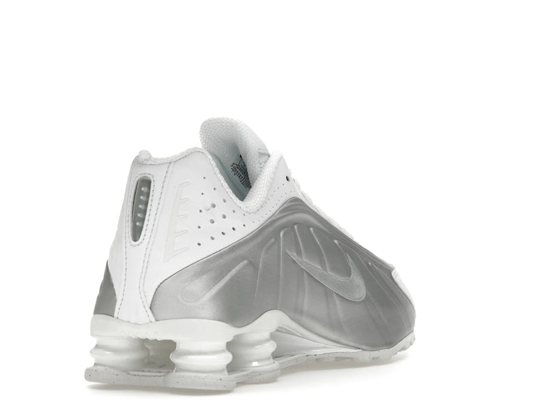 Nike Shox R4 White Bright Crimson Metallic Silver - White/White/Bright Crimson/Metallic Silver - HQ1988-101 - 30