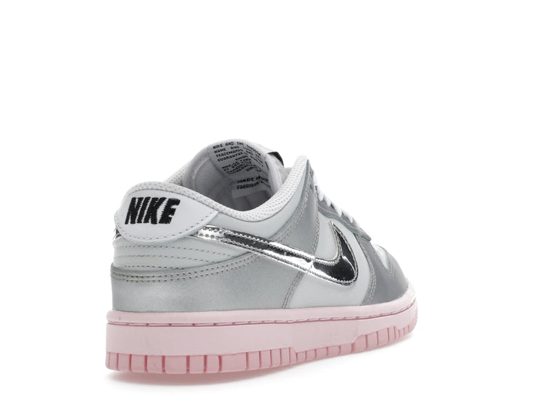 Nike Dunk Low Lx Metallic Silver Pink Foam - Photon Dust/Metallic Silver-Pink Foam-Medium Soft Pink - HM3698-006 - 30