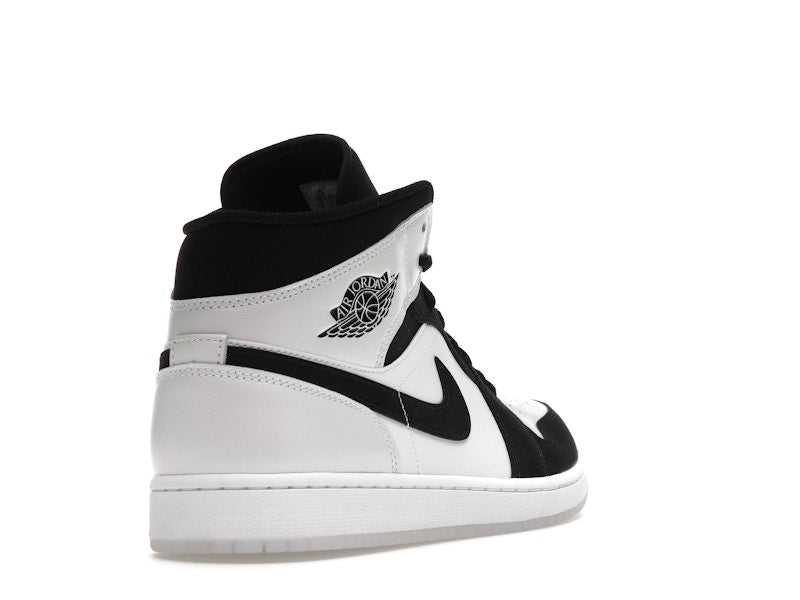 Air Jordan 1 Mid Diamond Shorts - White/Black - DH6933-100 - 30