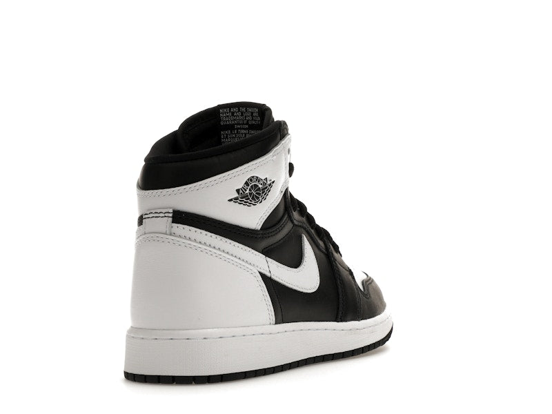 Air Jordan 1 High OG Black White (GS) - weergave 30
