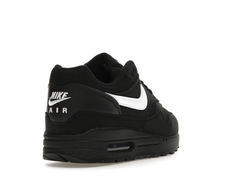 Nike Air Max 1 Black White Swoosh - Black/White/Black - FZ0628-010 - 30