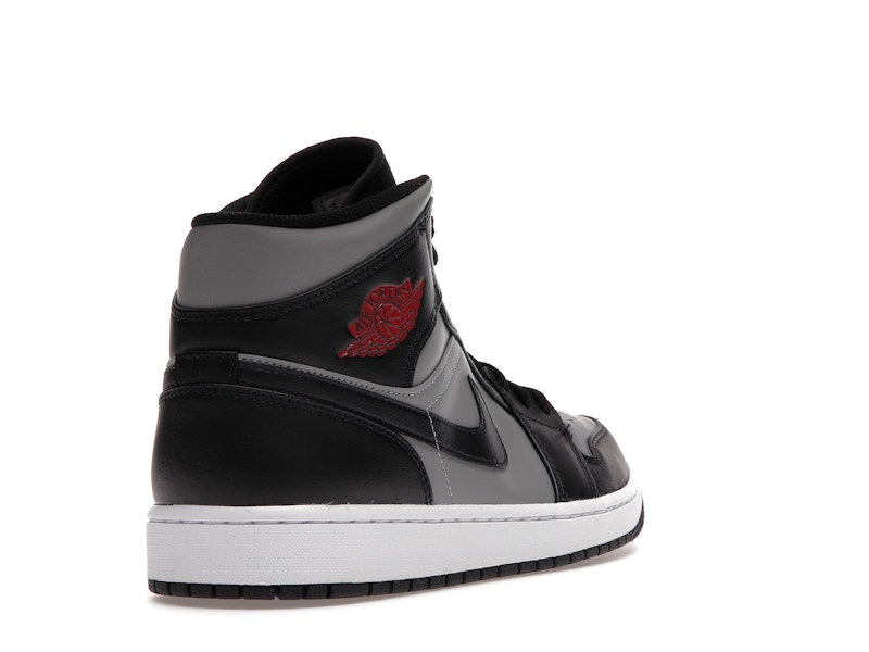 Air Jordan 1 Mid Shadow Red - Black/Gym Red-Particle Grey - 554724-096 - 30