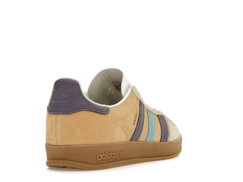 adidas Gazelle Indoor Glow Orange Shadow Violet - Glow Orange/Shadow Violet/Off White - IG1636 - 30