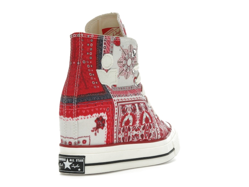 Converse Chuck 70 Internal Wedge Hi Isabel Marant Vanilla Ice Red (Women's) - vue 31