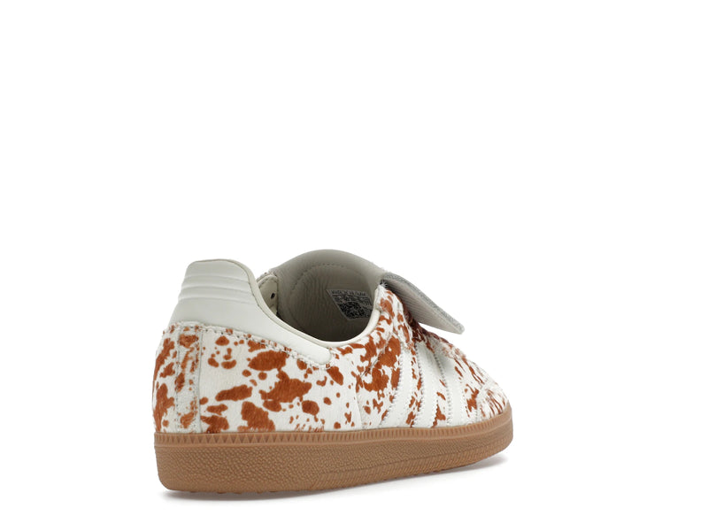 Adidas Samba Lt Cow Print Brown White - Off White/Lucid Pink/Gum Four - JS3931 - 30
