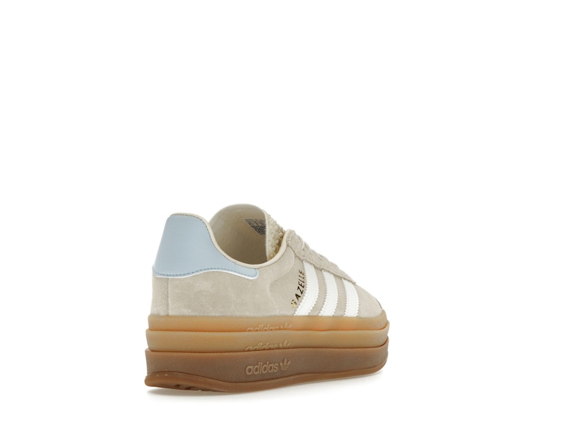 adidas Gazelle Bold Wonder White Clear Sky (Kids) - Wonder White/Cloud White/Clear Sky - JH5540 - 30