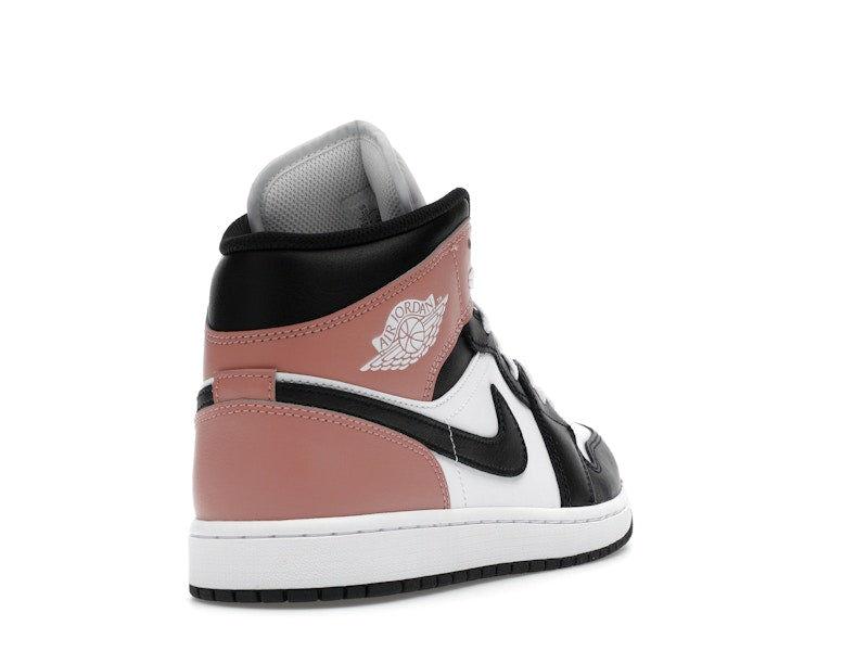 Air Jordan 1 Mid White Rust Pink Black - White/Rust Pink/Black - DQ8426-100 - 30