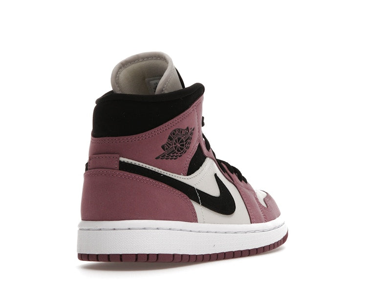 Air Jordan 1 Mid Berry Pink (W) - Light Mulberry/Light Bone/White/Black - DC7267-500 - 30