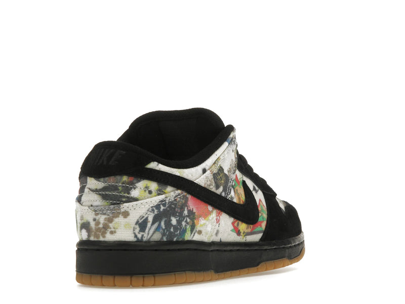 Nike SB Dunk Low Supreme Rammellzee - Black/Black-Multi-Color - FD8778-001 - 30