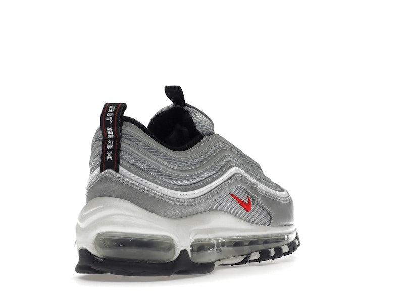 Nike Air Max 97 OG Silver Bullet (W) (2022) - Metallic Silver/University Red-Black-White - DQ9131-002 - 30