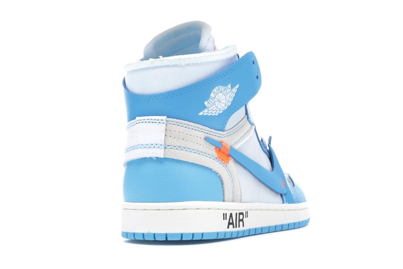 Air Jordan 1 Retro High Off White University Blue - White/Dark Powder Blue-Cone - AQ0818-148 - 30