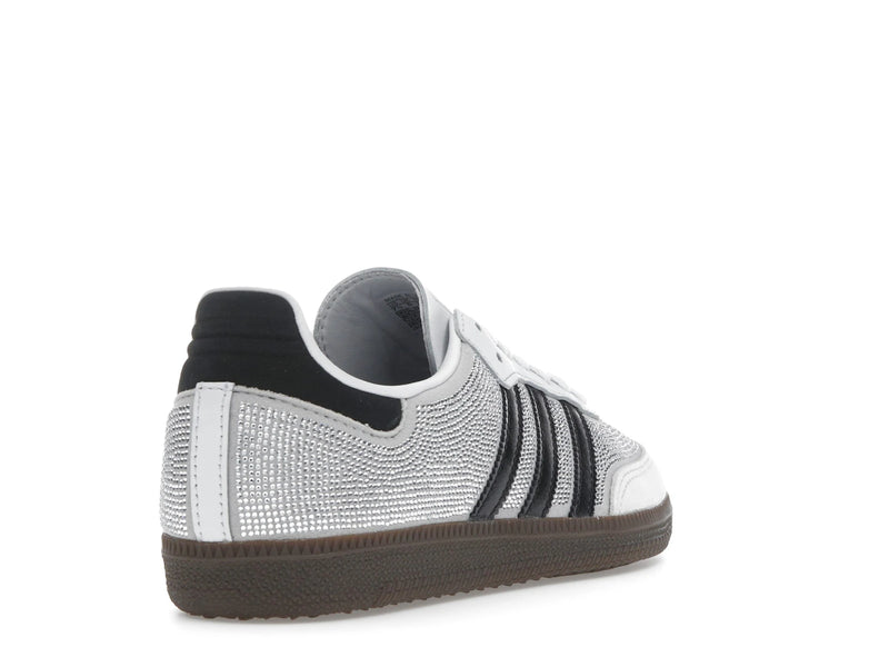 Adidas Samba OG Rhinestone Crystal White Silver - Crystal White/Crystal White/Silver Metallic - IH9055 - 30