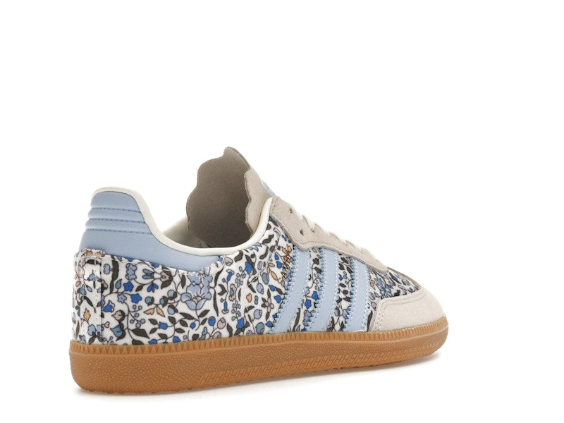 adidas Samba OG Liberty London Blue Floral (GS) - Blue/Off White/Gum - JP8080 - 31
