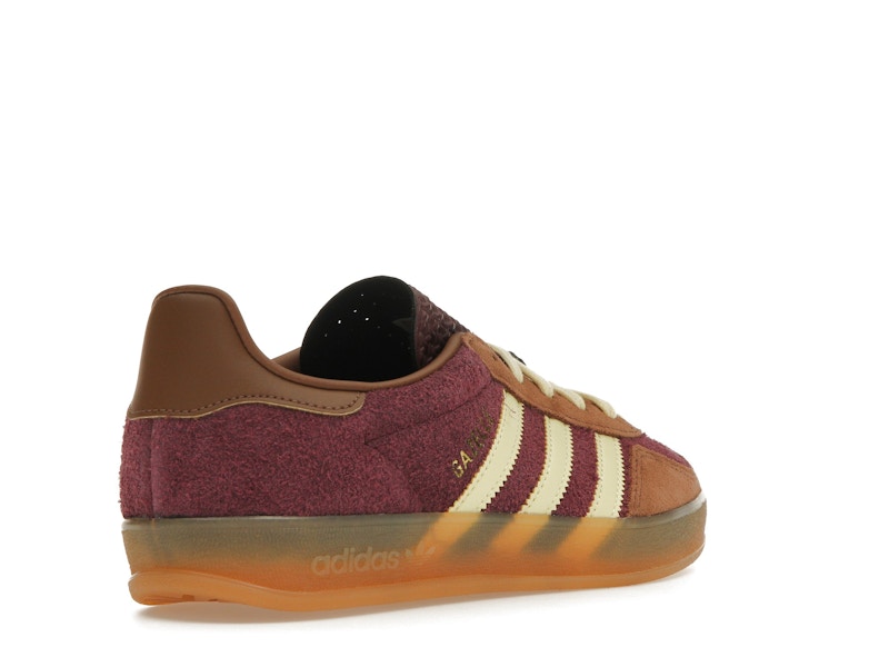 adidas Gazelle Indoor Maroon Almost Yellow - Maroon/Almost Yellow/Preloved Brown - JI0324 - 31