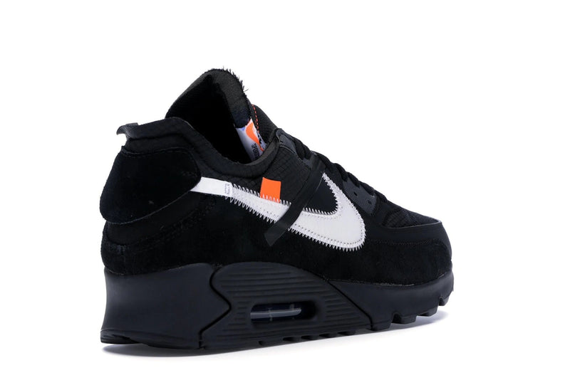 Nike Air Max 90 Off White Black - Black/Black-Cone-White - AA7293-001 - 31