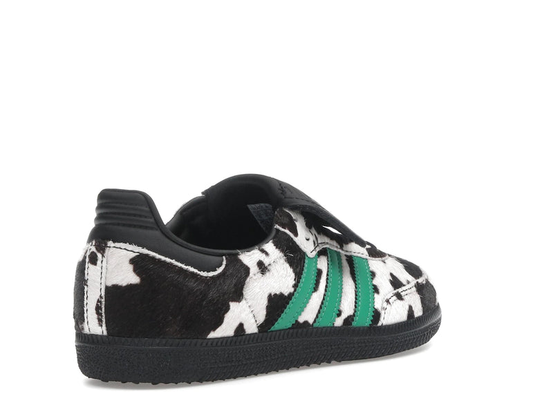 Adidas Samba Lt Cow Print Black White - Black/White/Collegiate Green - JS3930 - 31