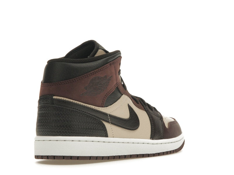 Air Jordan 1 Mid SE Paris Ymca - Velvet Brown/Earth/Sanddrift/Metallic Gold/Summit White - FZ4359-200 - 31
