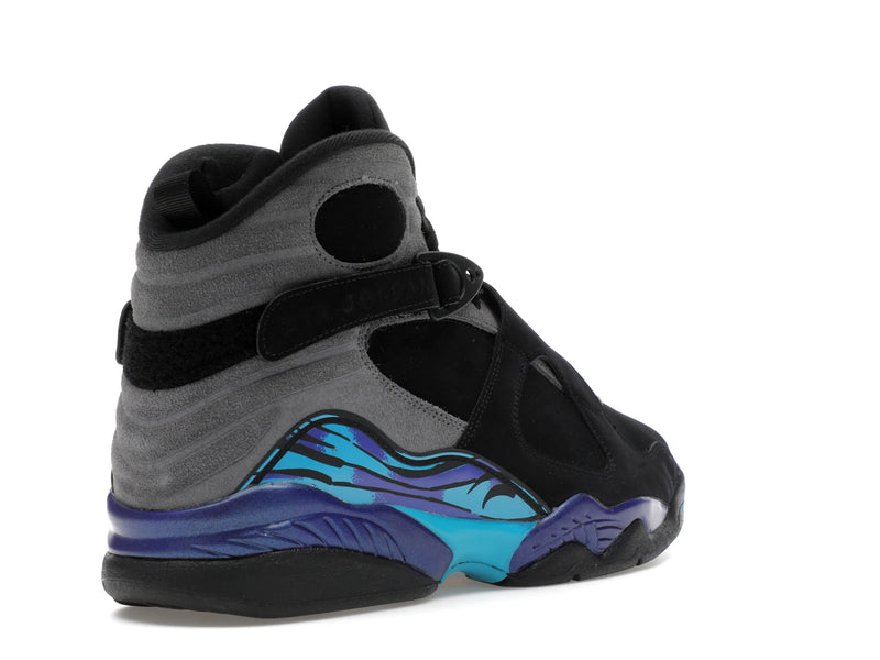 Air Jordan 8 Retro Aqua (2025) - Black/True Red-Iron Grey-Bright Concord-Aquatone - 305381-006 - 31